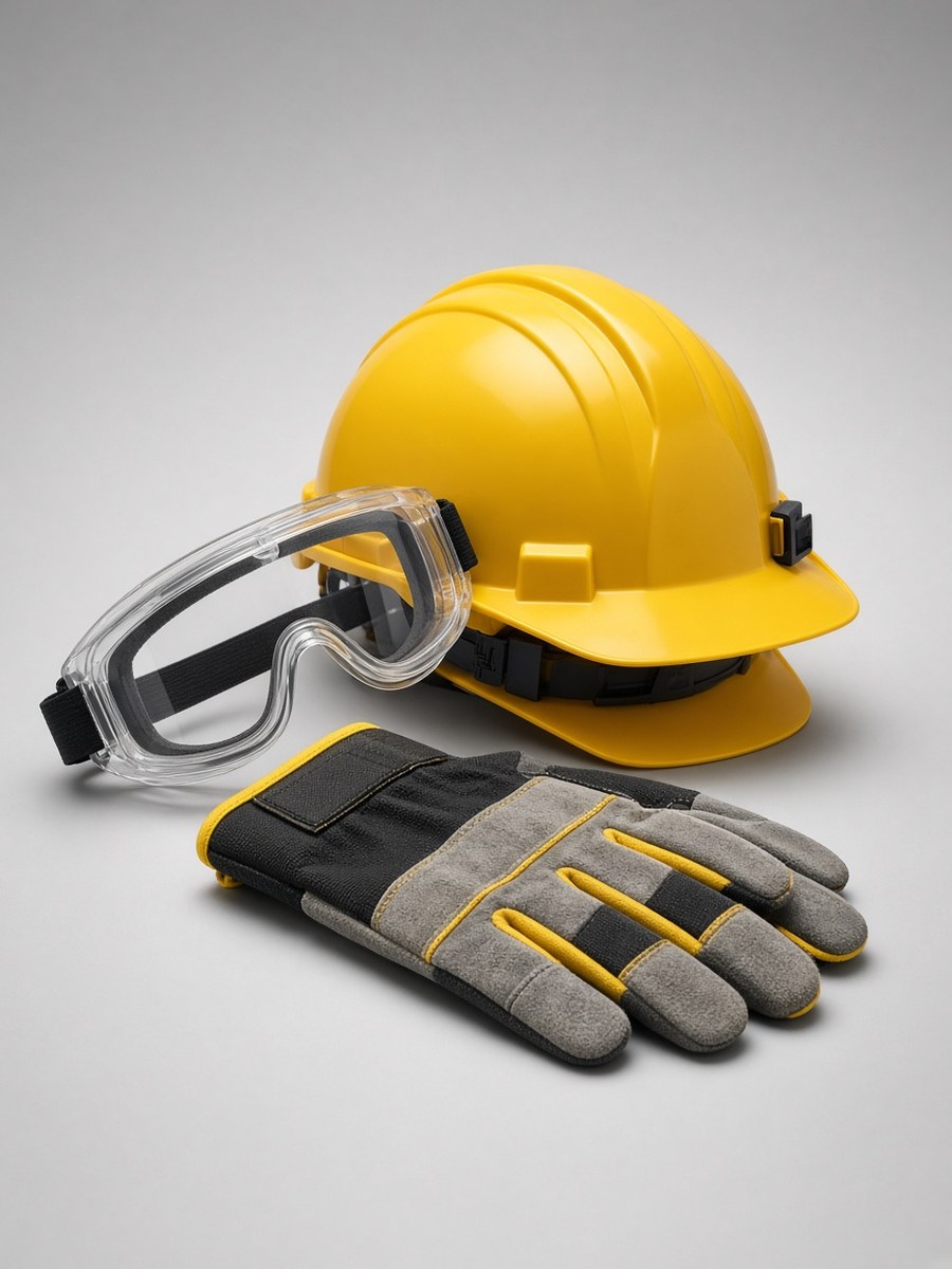Mining safety helmet and PPE