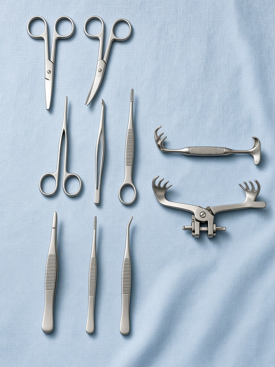 Stainless steel surgical instruments